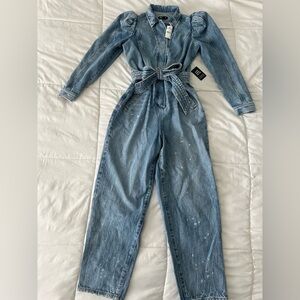 Express Denim Jumpsuit